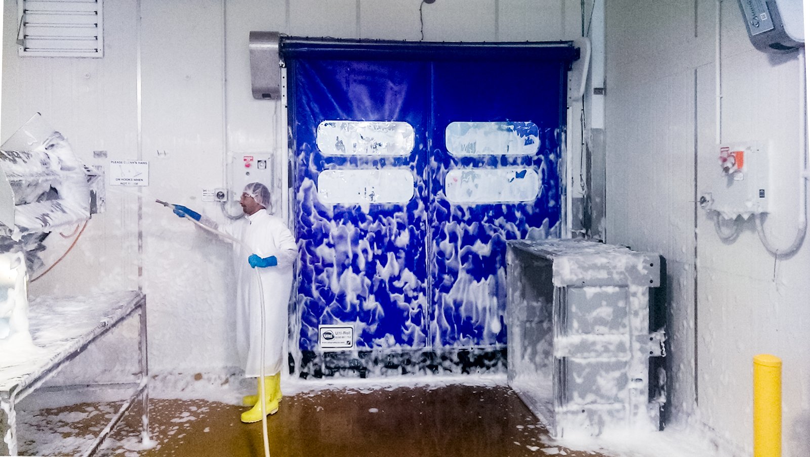 Washdown Food PE Blue