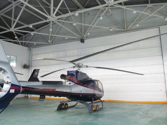 helicopter hangar door emergency opening