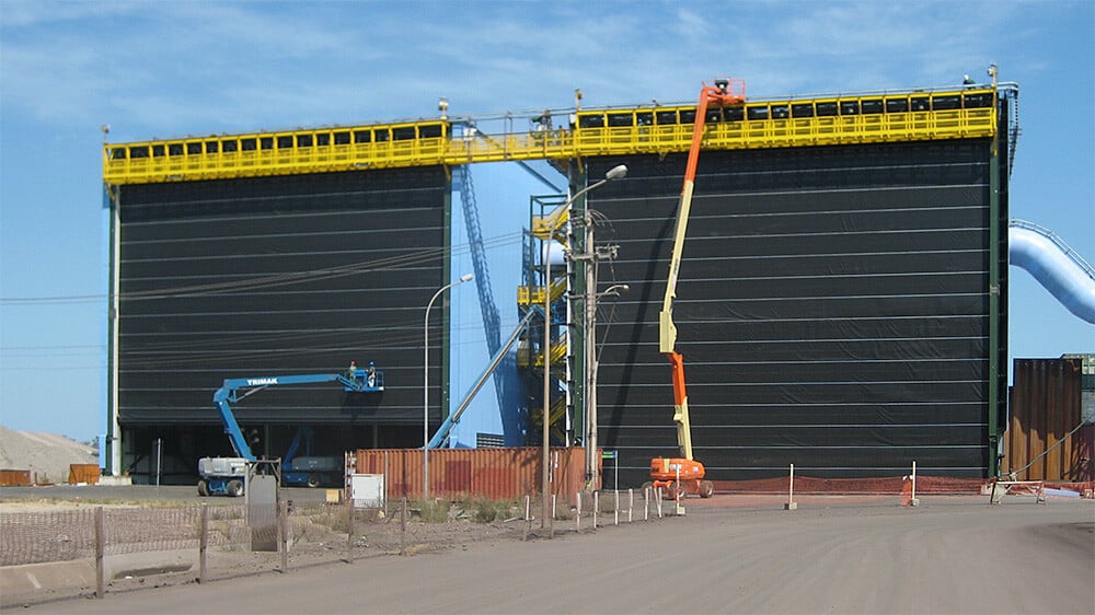 Large industrial doors