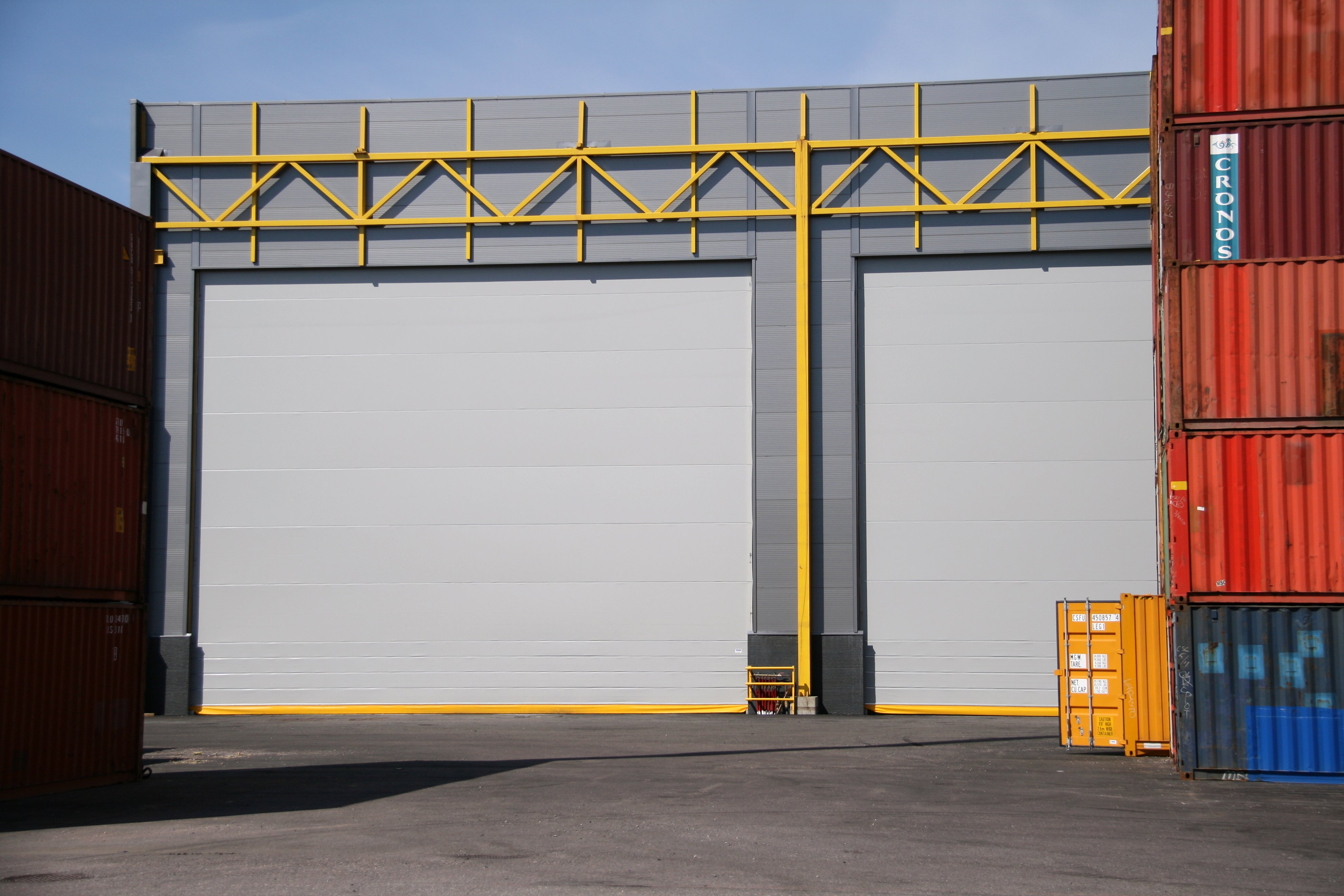 Harbour storage doors