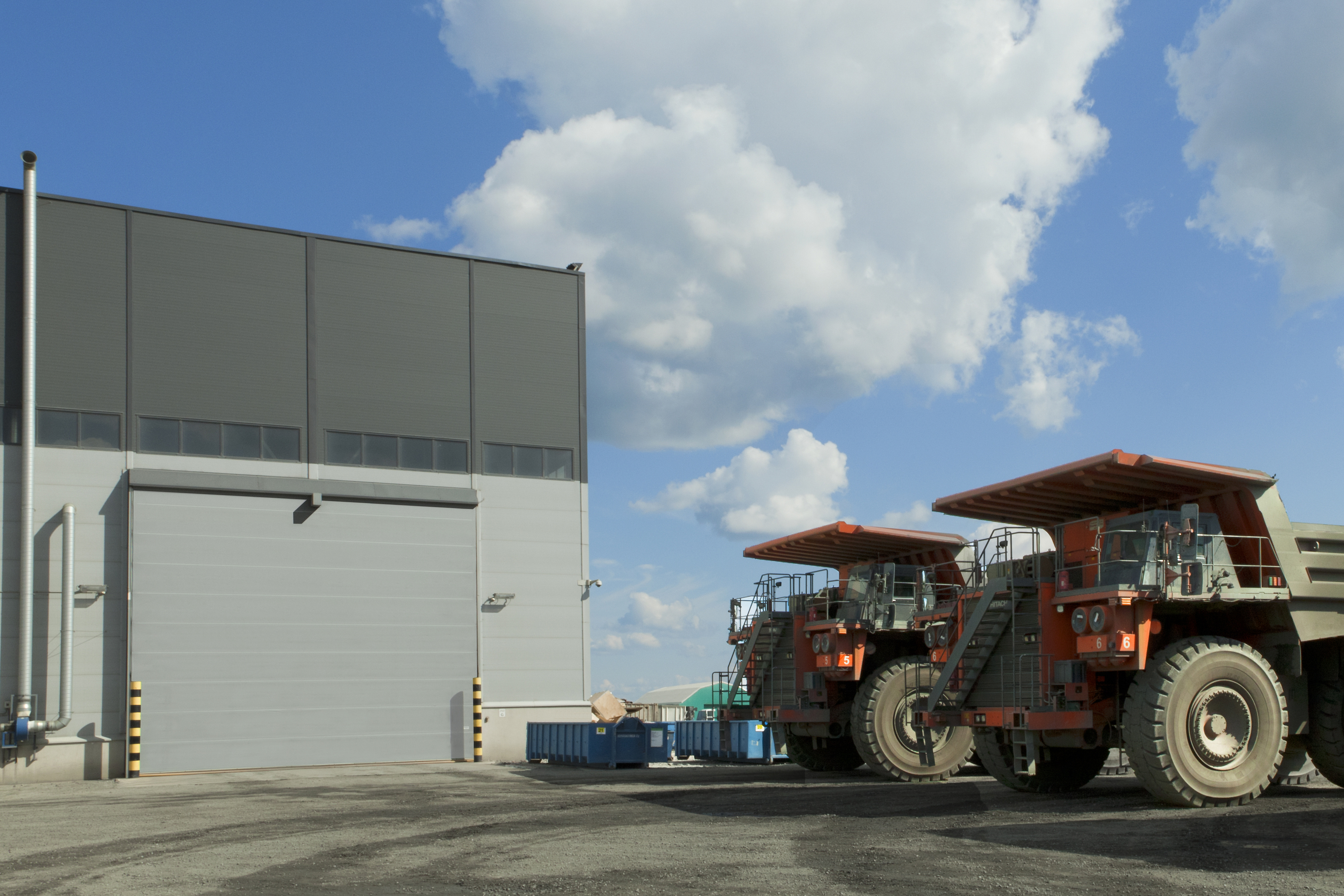 Mine shed doors